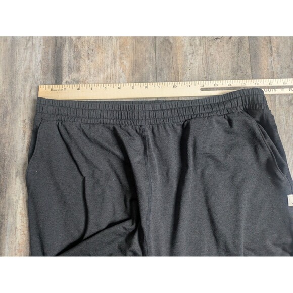 Vuori Men's Jogger Pants Sweatpants in Black Size Large Drawstring 27" Inseam - Picture 4 of 6